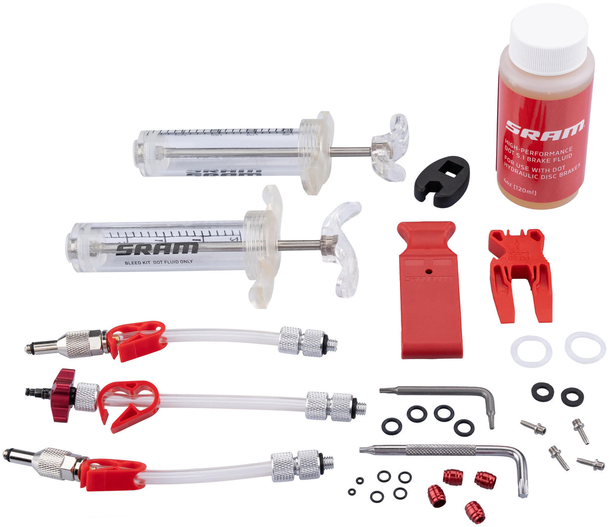 Sram ontluchtingsset professional bleeding kit profes. with dot 5.1 120ml