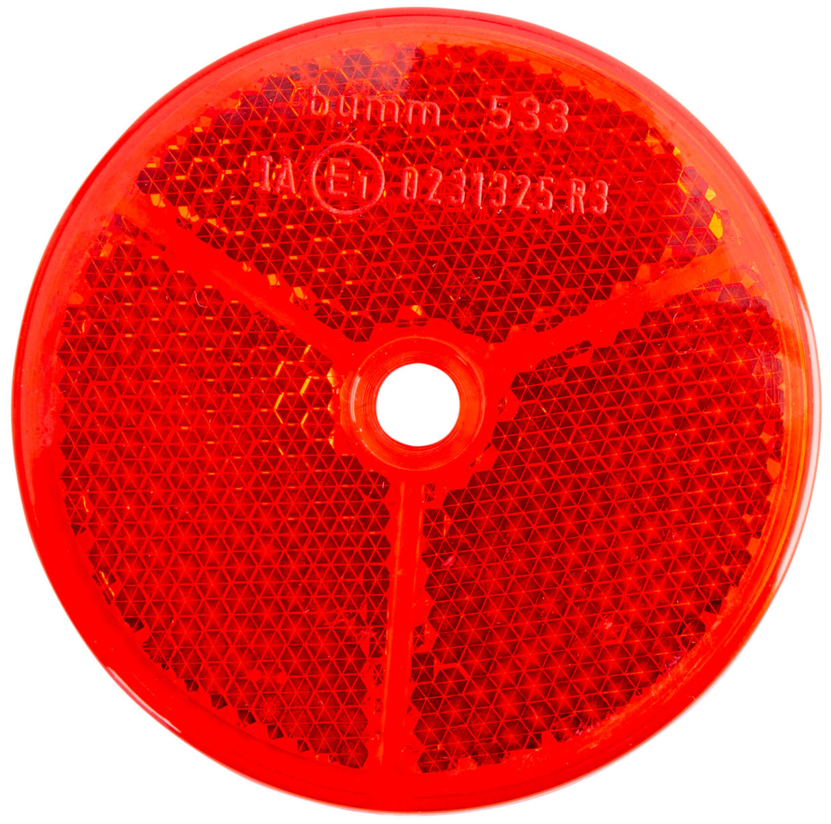 Busch + müller busch müller reflector bm rear reflector plastic 61mm, red