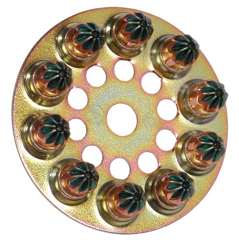 Spit patroon groen 6,3 10 p 100