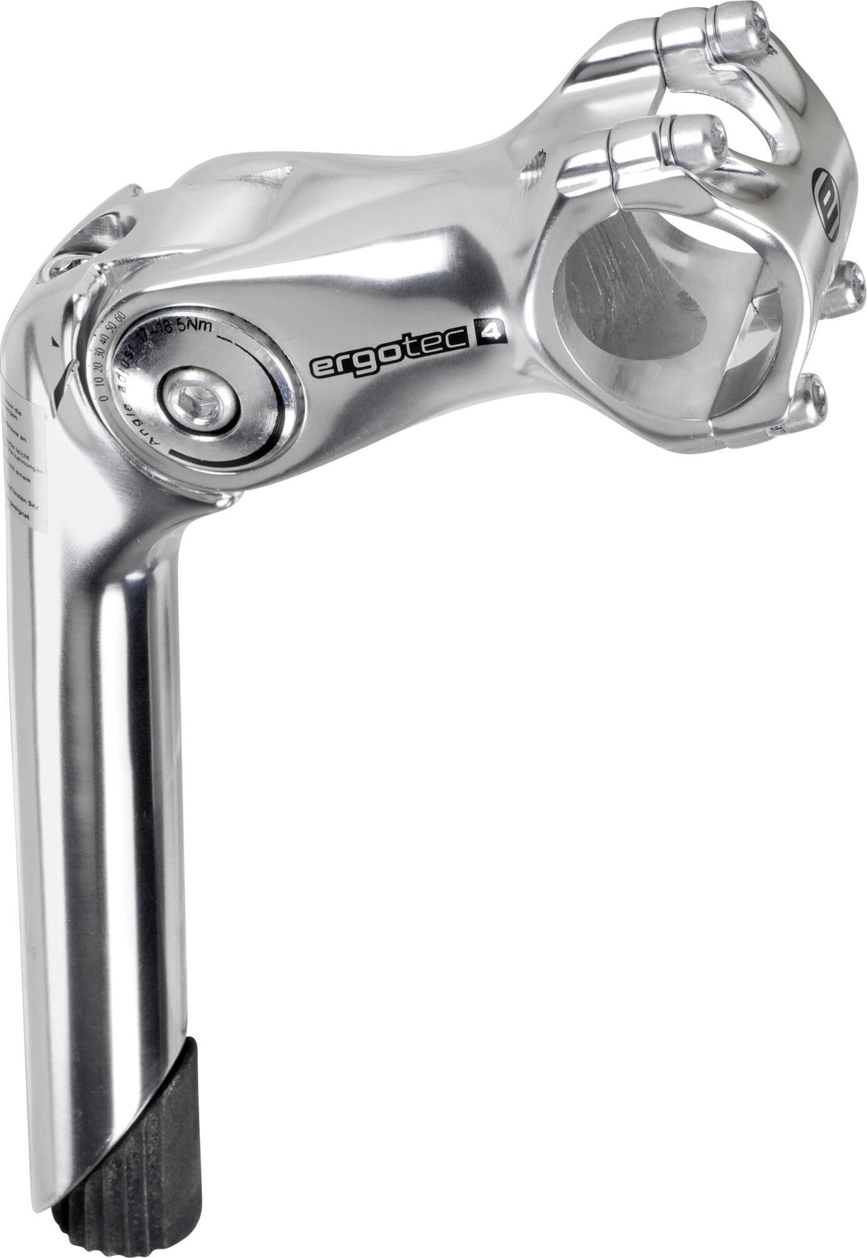Ergotec STEM Octopus 2 Regulowany 31,8 mm 110 mm srebrny