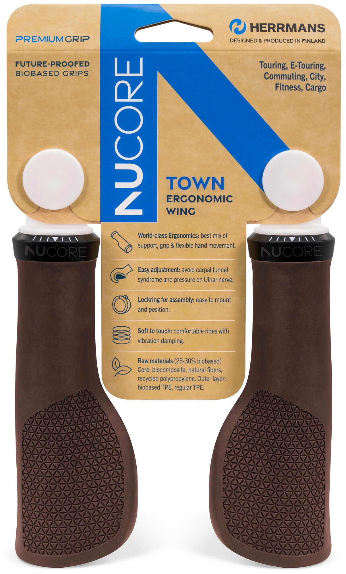 Sturmeyarcher herrmans ročaj set nucore town Peak 130 130 mm rjava