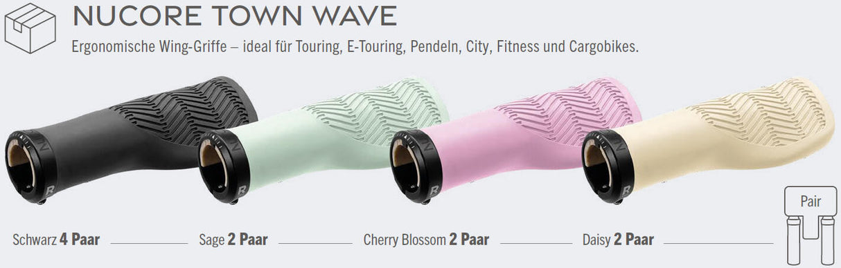 Herrmans handvat nucore town grips town wave starter package