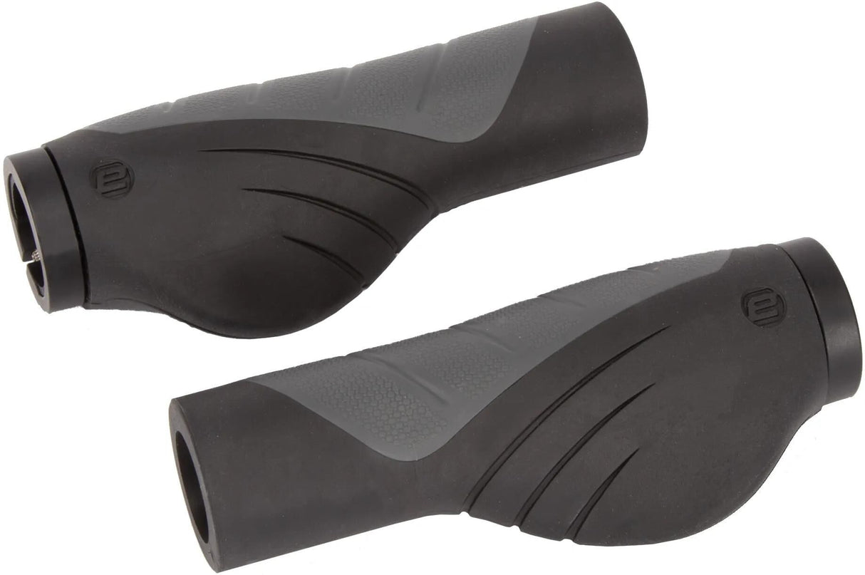 ERGOTEC GRIP Aero 2 -sarjakahvat 2x132 mm musta harmaa