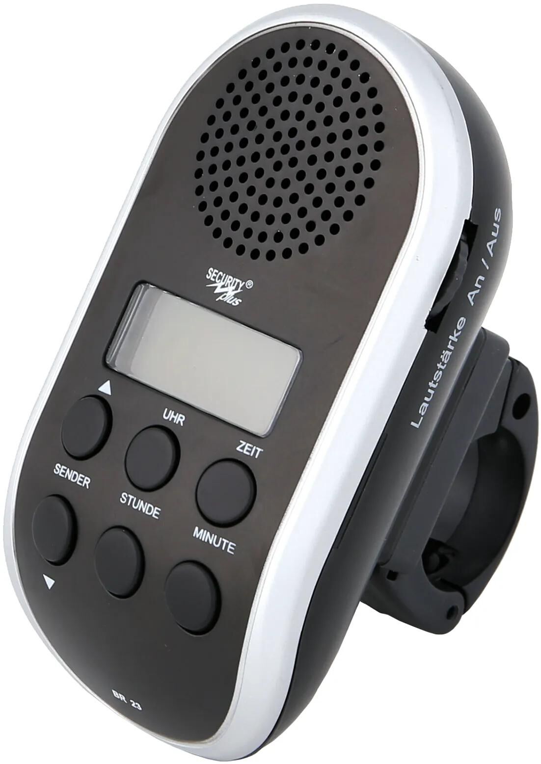 Security plus cykelradio br23 cykelradio br23 sort sølv