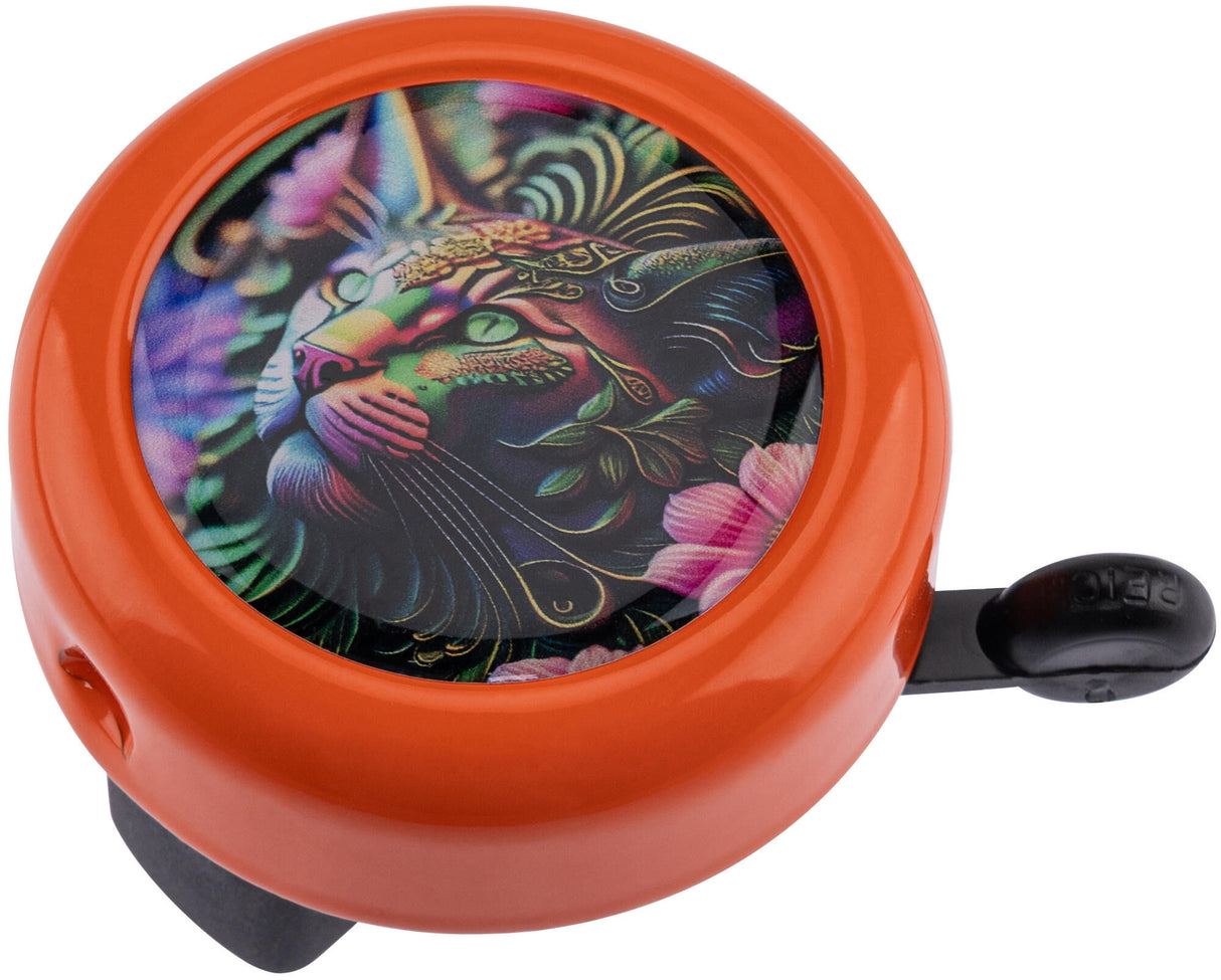 Reich bicycle bell color cat rich motif bell color cat racing orange