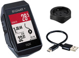 Sigma rox 11.1 evo gps zw zw standaard stuurhouder + usb-c oplaadkabel