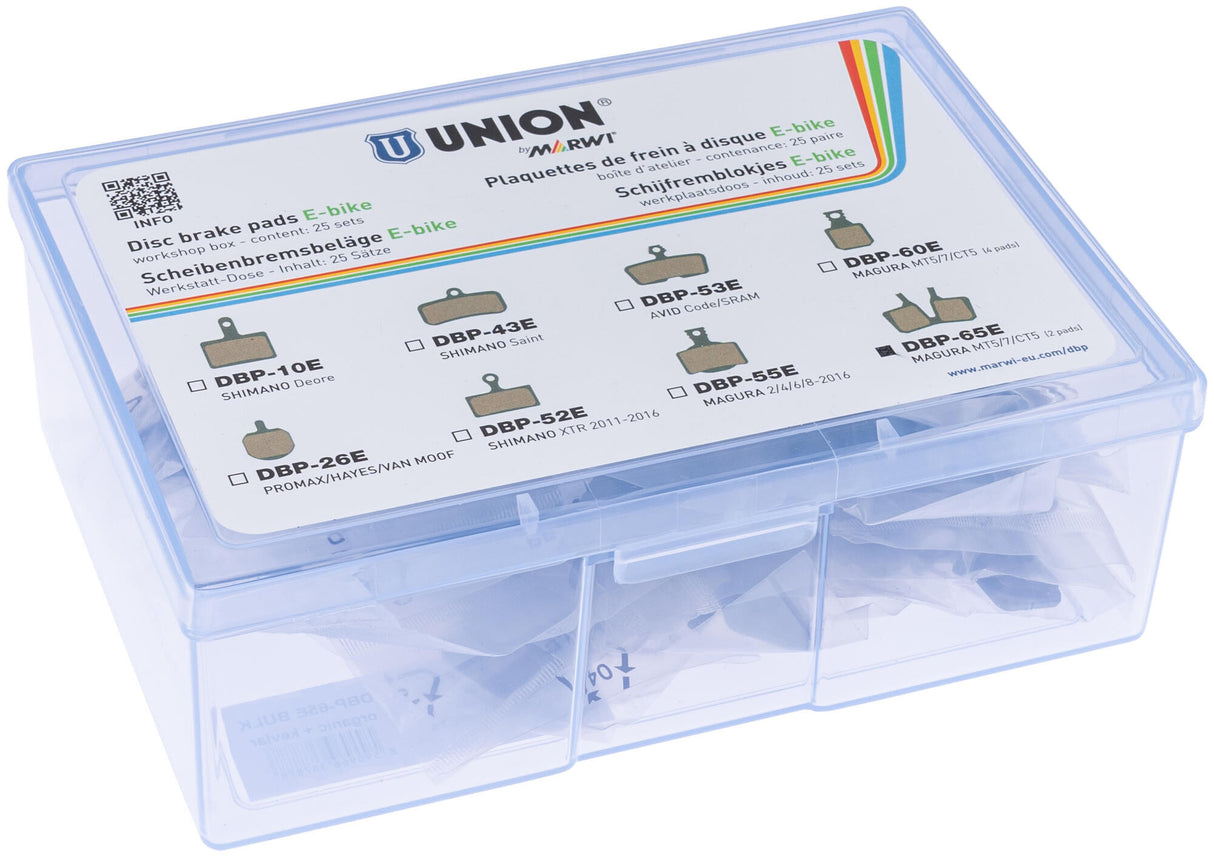 Marwi union schijfremblokset dbp-65e organisch kevlar (25pr)