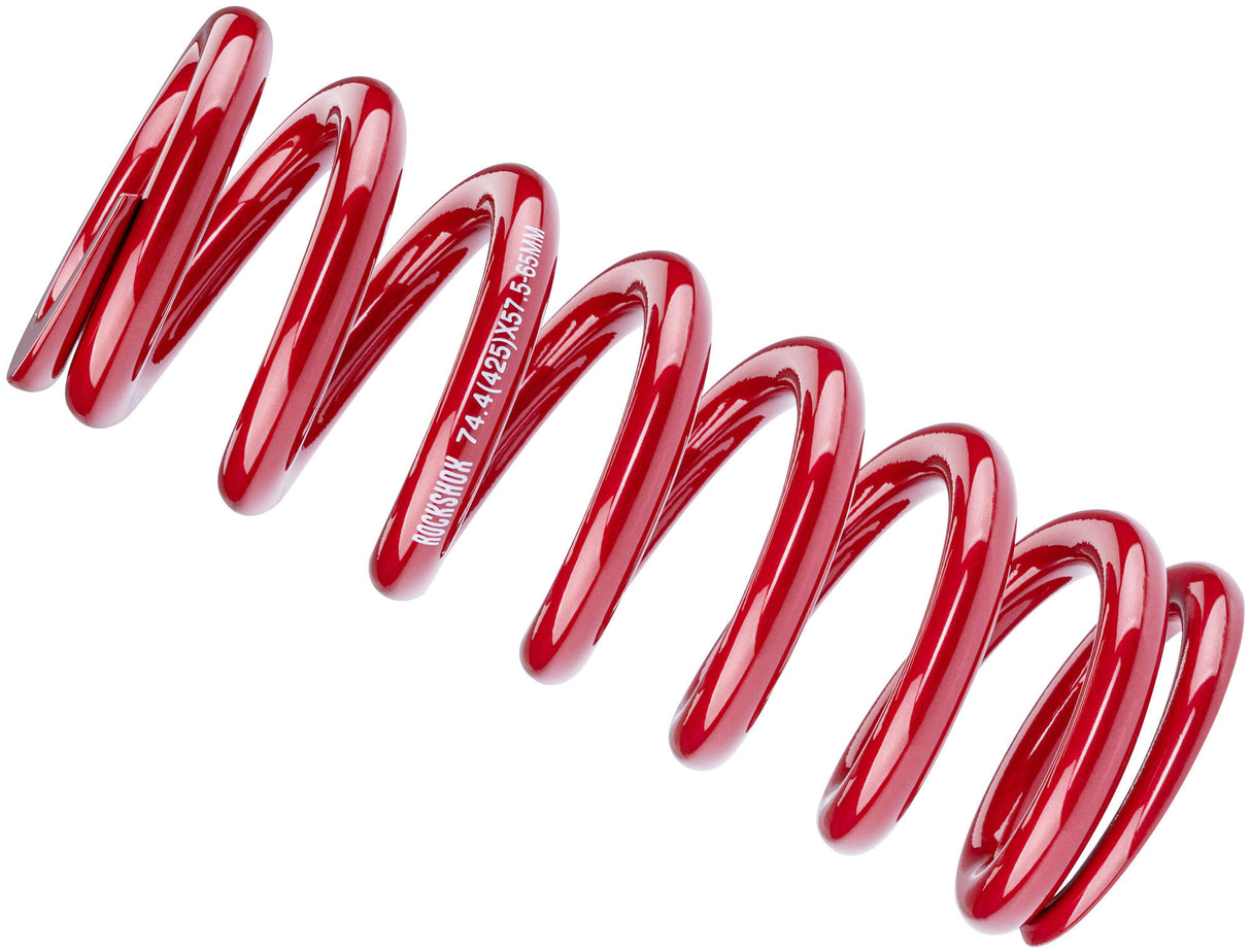 Rockshox spring rs 57.5-65mm 151mm 425 lb electr.red