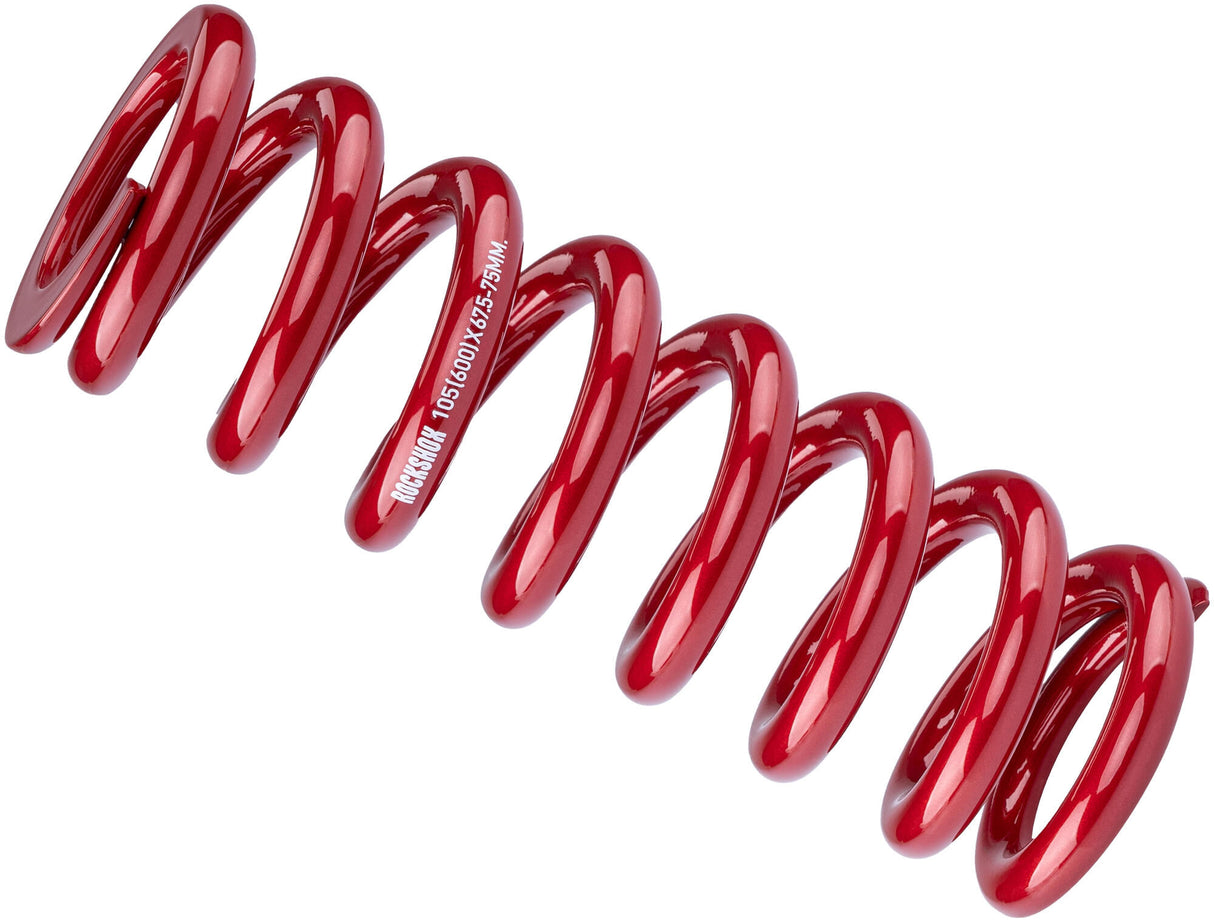 Ressort Rockshox rs 67,5-75mm 174mm 600 lb rouge électrique