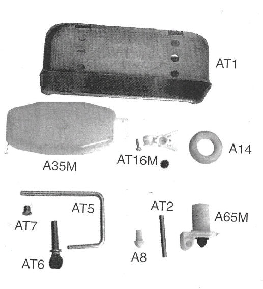 Vlotterarm voor autotanker