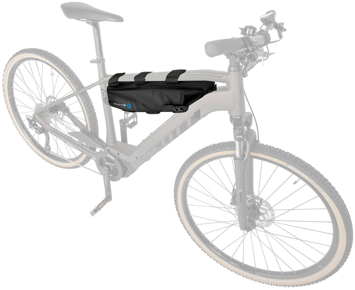 M-Wave Fahrrad Batterie Abdeckung Roughfahrt B 59 x 13 cm Polyester schwarz