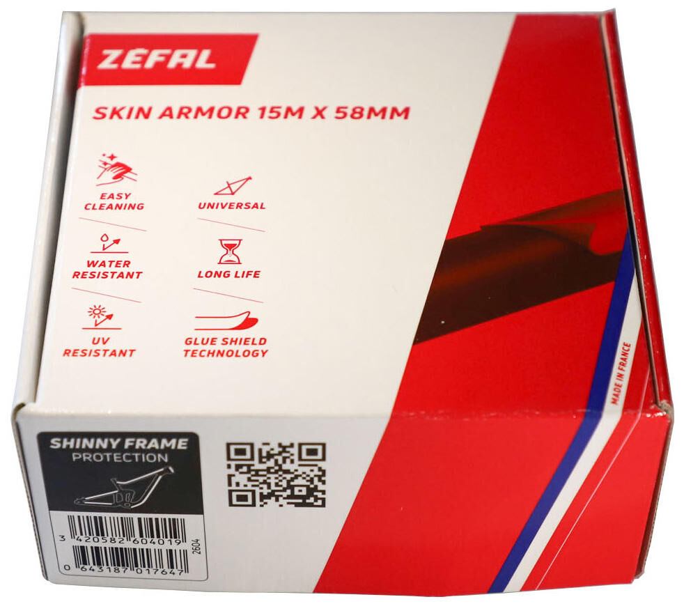 Zefal zéfal framebeschermer skin armor roll frame prot.zéfal skin armor roll transparent