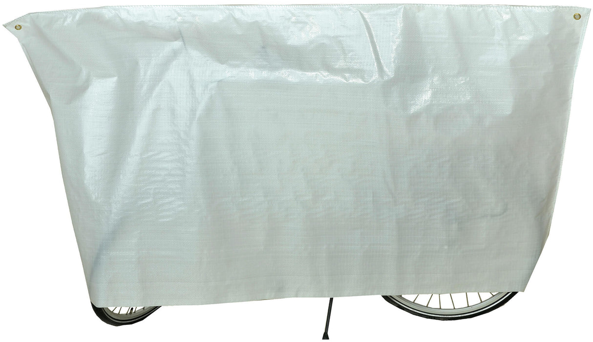 VK Bicycle Protection Cover (2) Branco clássico com anéis