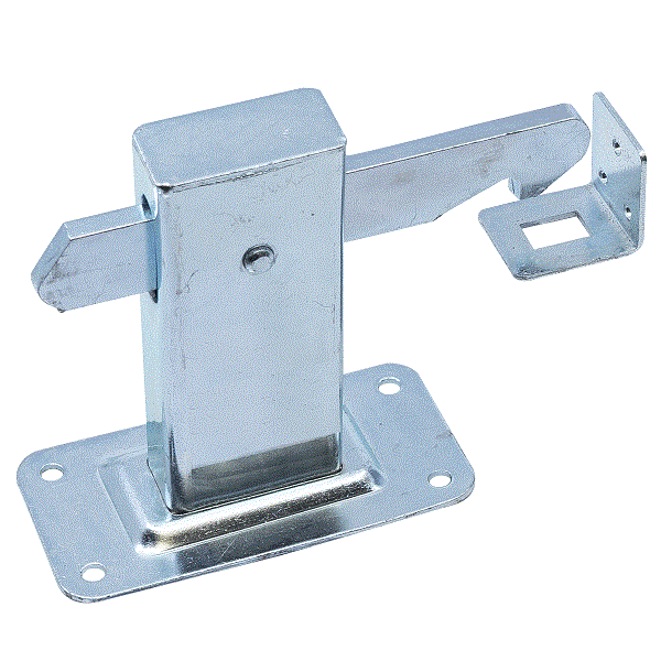 Waelbers deurvastzetter vloermodel gegalvaniseerd