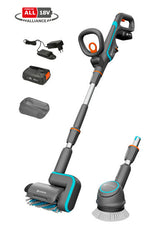 Gardena accu reiniger aquabrush univ p4a set