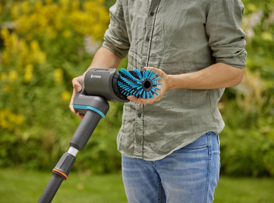 Gardena accu reiniger aquabrush univ p4a set