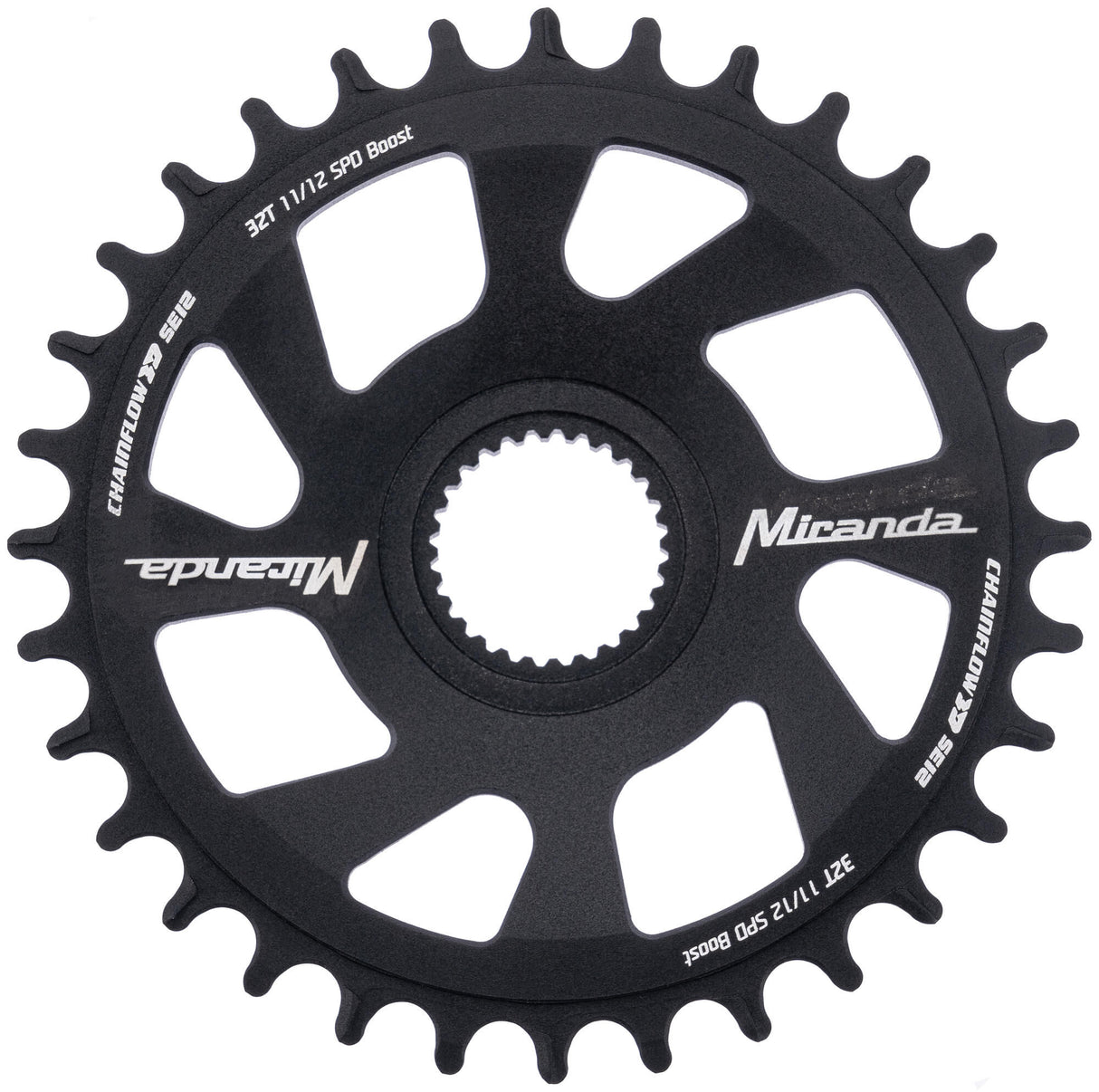 Miranda chainring chainflow 3d se12 chain ring mitranda 32t gen.4 bes3