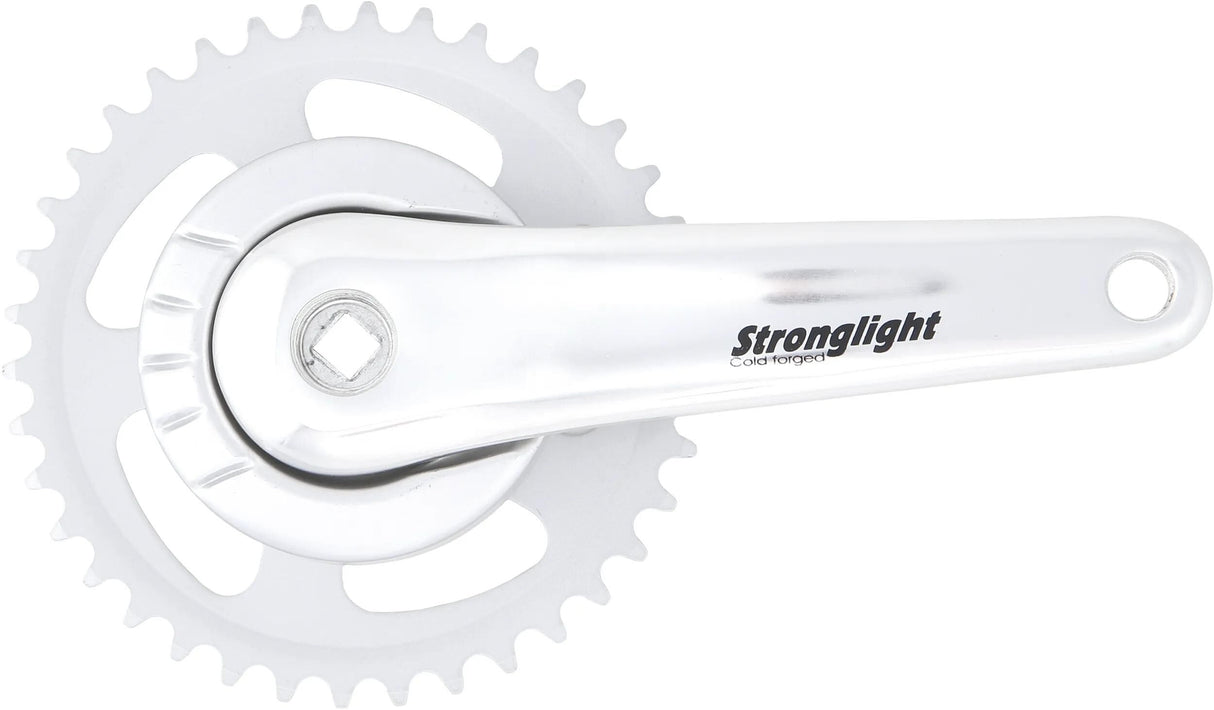 Pédalier Stronglight pédalier double stronl. double 38t 170mm argent.