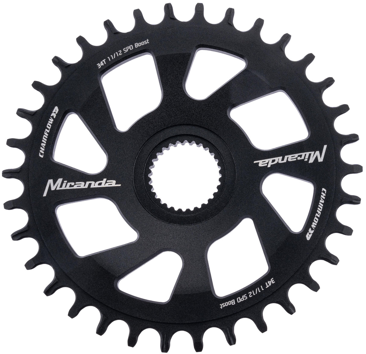 Miranda chainring gen4 berry 3 chainflow 3d