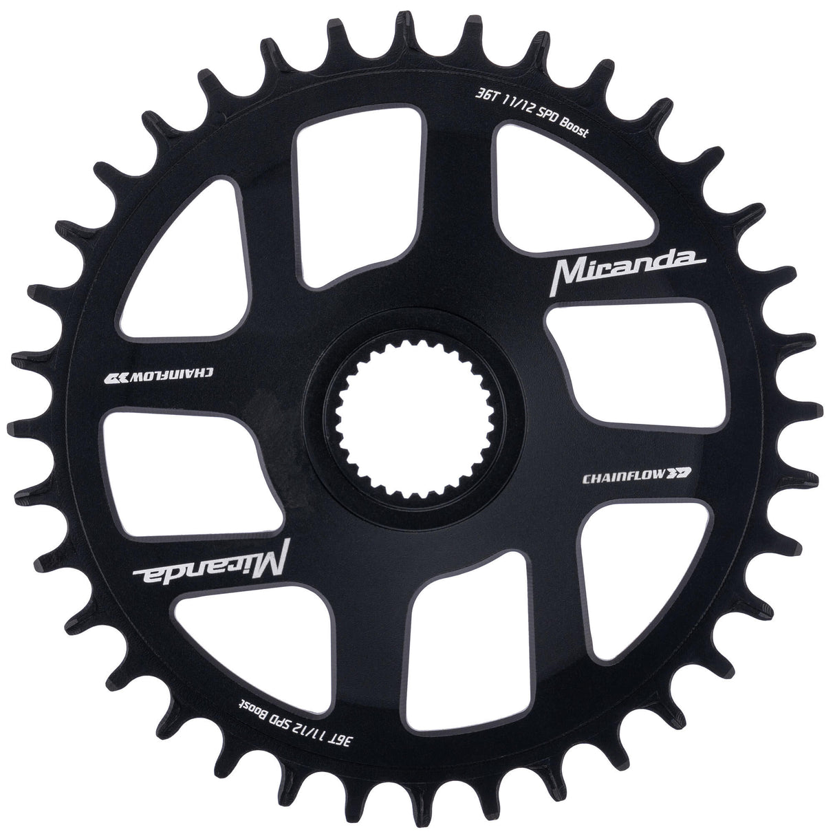 Miranda chainring gen4 bes 3 chainflow 3d chain ring gen4 bes3 chainfl.3d 36t