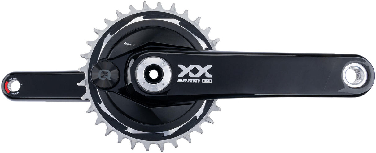 Sram Crankset Power Meter xx Eagle Axen Transmissioun Crankset pm xx Eagle Axen Tr. 165 mm 32 t