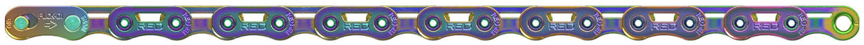 Sram ketting red e1 chain red e1 114 links rainbow