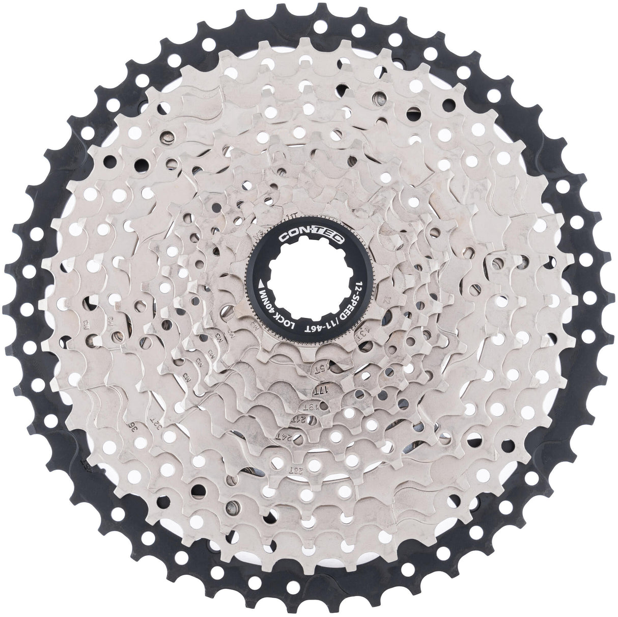 Contec grad cassette tandwiel ct cassette grad 11-46t 12sp sil. black
