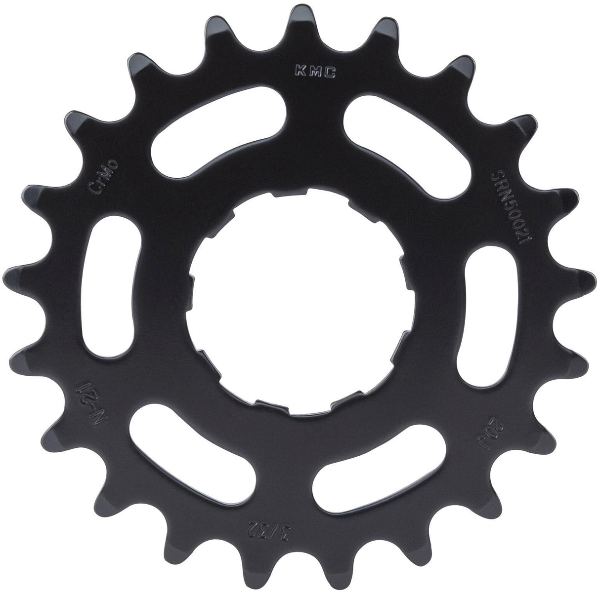 KMC Gear 21t Achter Enviiolo Nuvinci 3 32, nero