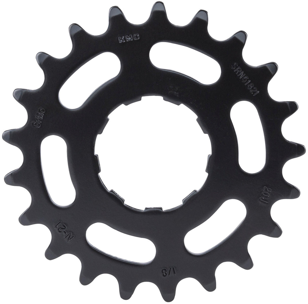 KMC Gear 21t bageste Enviolo Nuvinci 1 8, sort