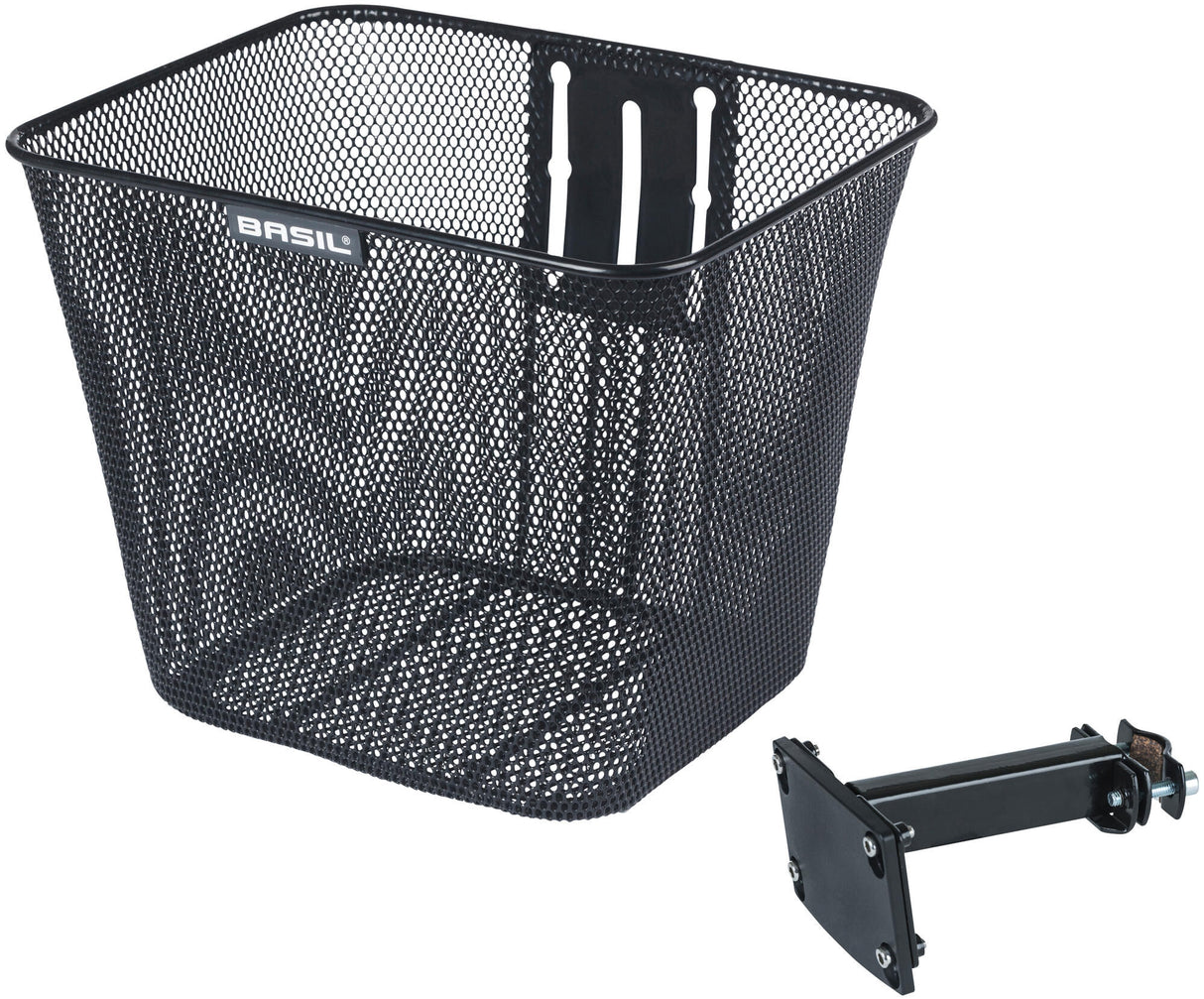 Basil Basket, foran "Bilbao" Front Basket Basil Bilbao Black