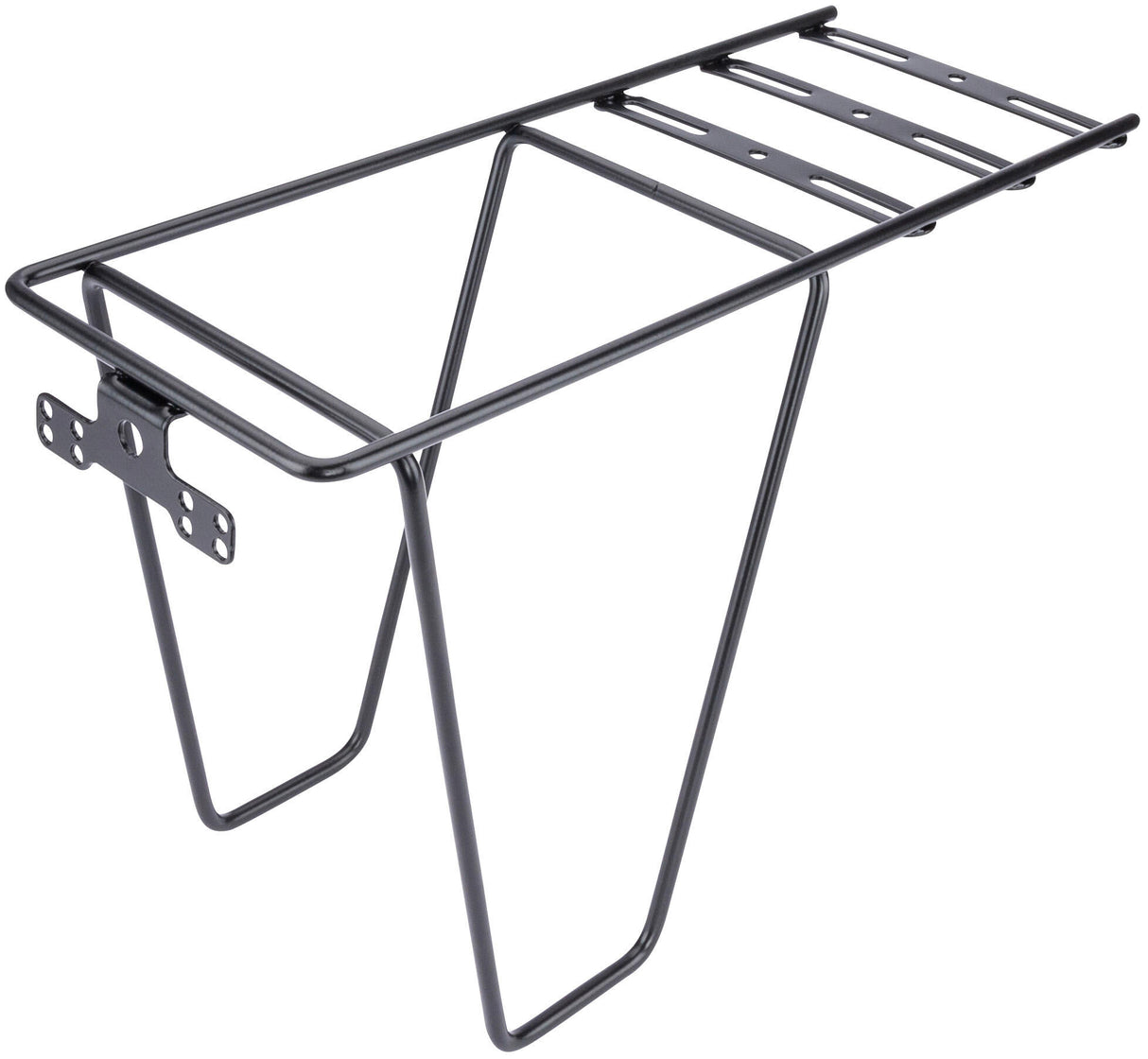 Luggage carrier extender bag-with steel black