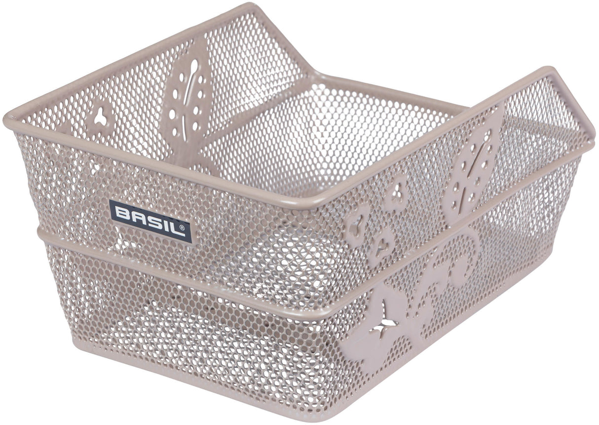 Basilikum cykelkurv Cento Flower S 31 X 21 X 0 - Nude Metallic
