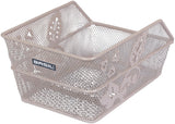 Basilikum cykelkurv Cento Flower S 31 X 21 X 0 - Nude Metallic