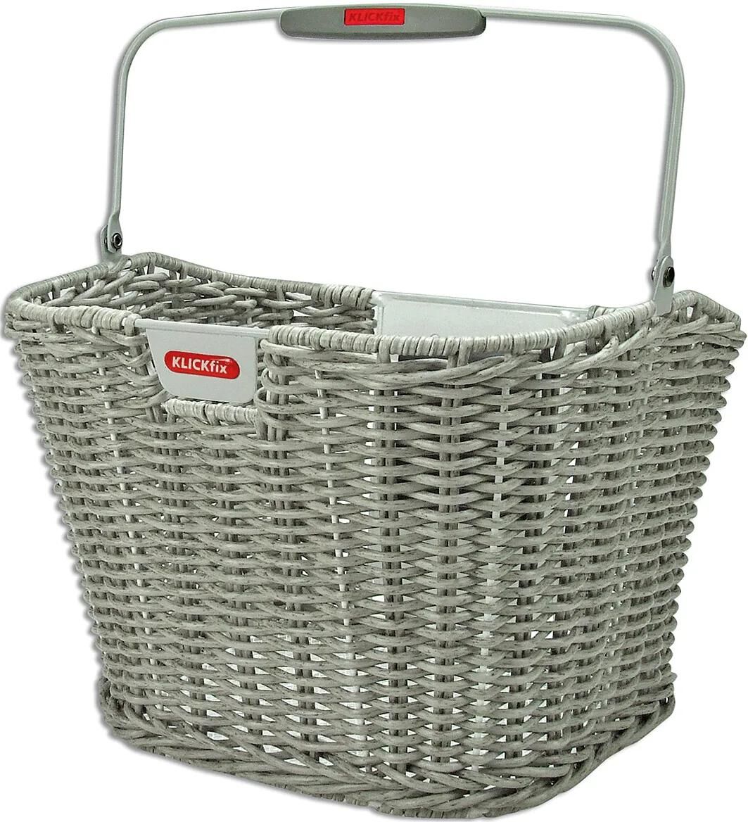 Klickfix rixen kaul basket, front structura retro fr.basket r k structura retro stone gray