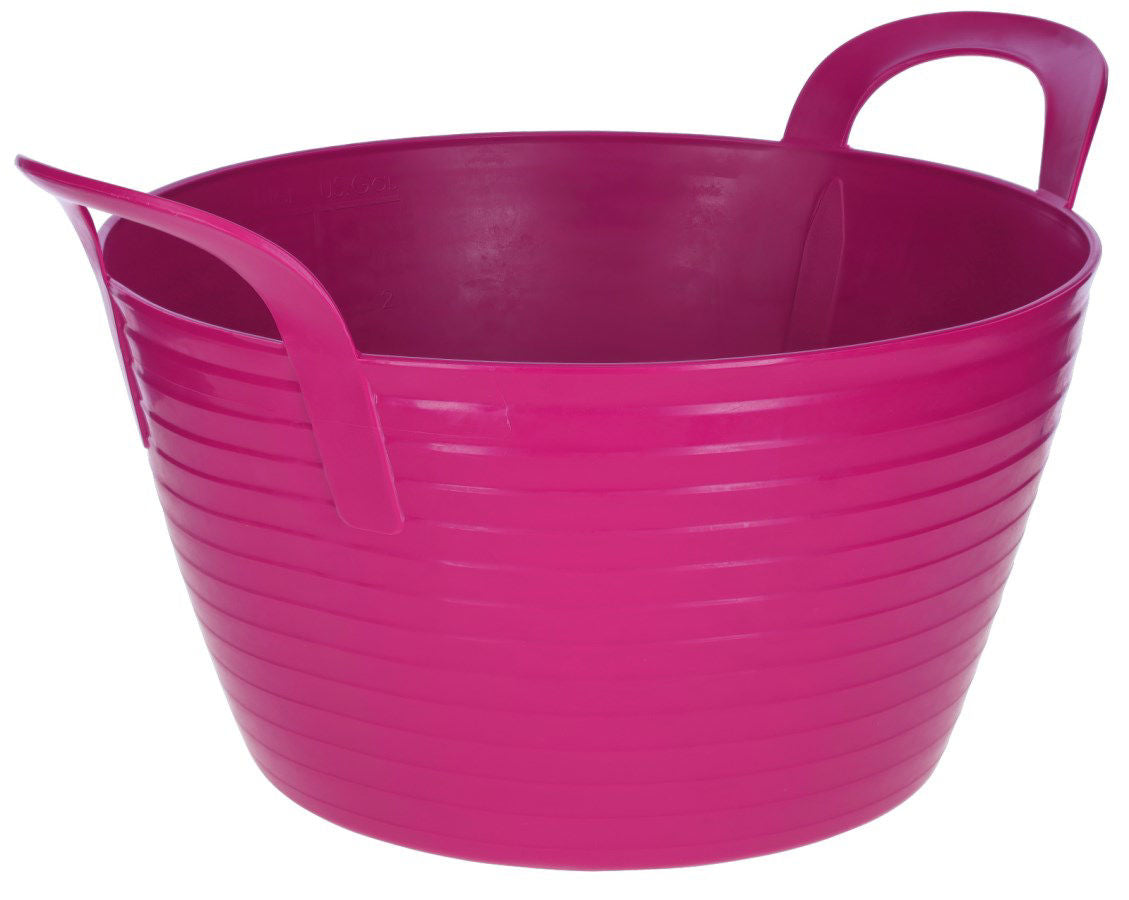 Mand flexibel flexbag roze 12 liter 2