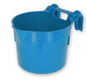 Abi voerbak kunststof hangon royal blue 8l