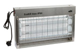 Ecokill elektr vliegenkast inox ipx4 2 x 15w