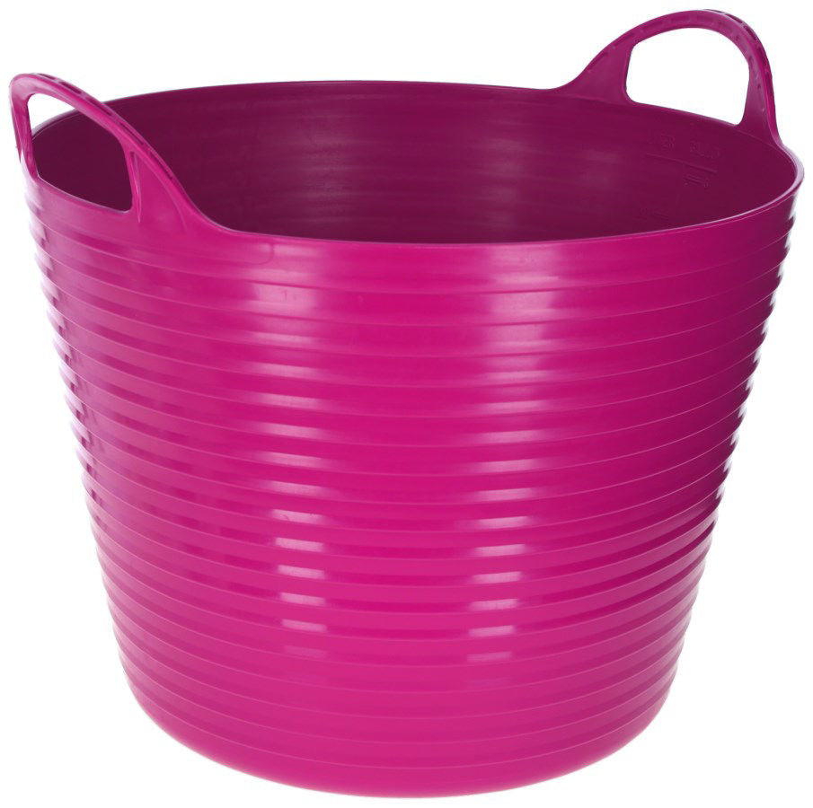 Mand flexibel flexbag roze 28 liter 2