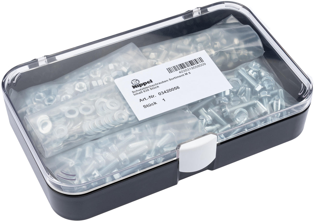Fix-nippel assortiment spatbordbouten