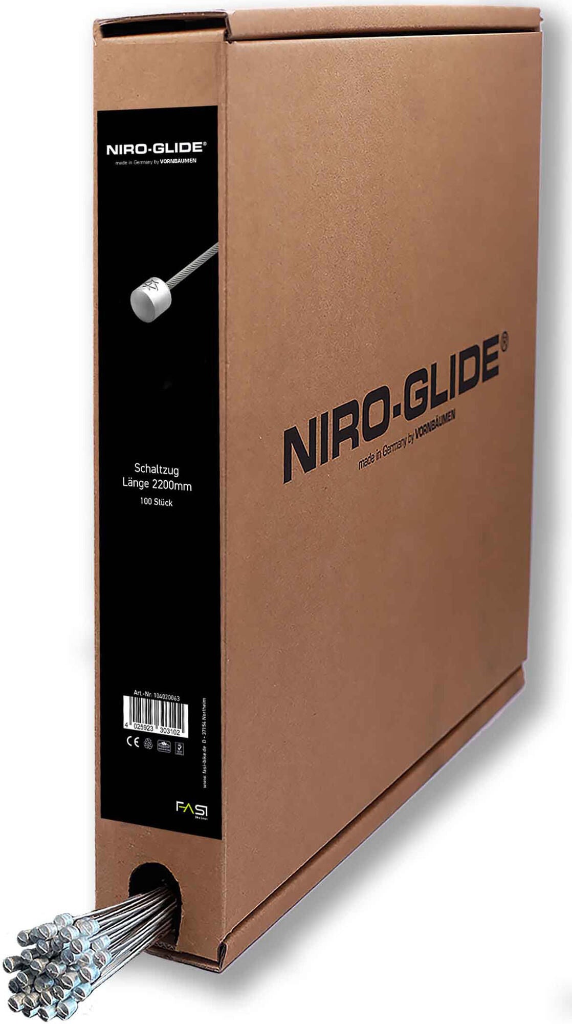 Niro-glide derailleur-binnenkabel