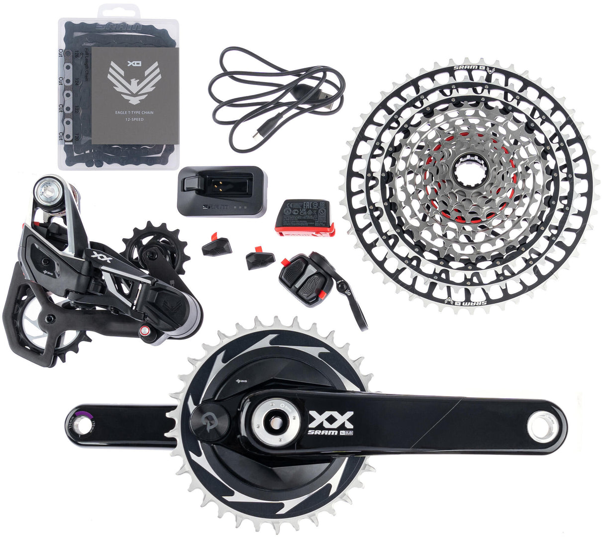 Sram schakelgroep-set xx sl eagle axs transmission
