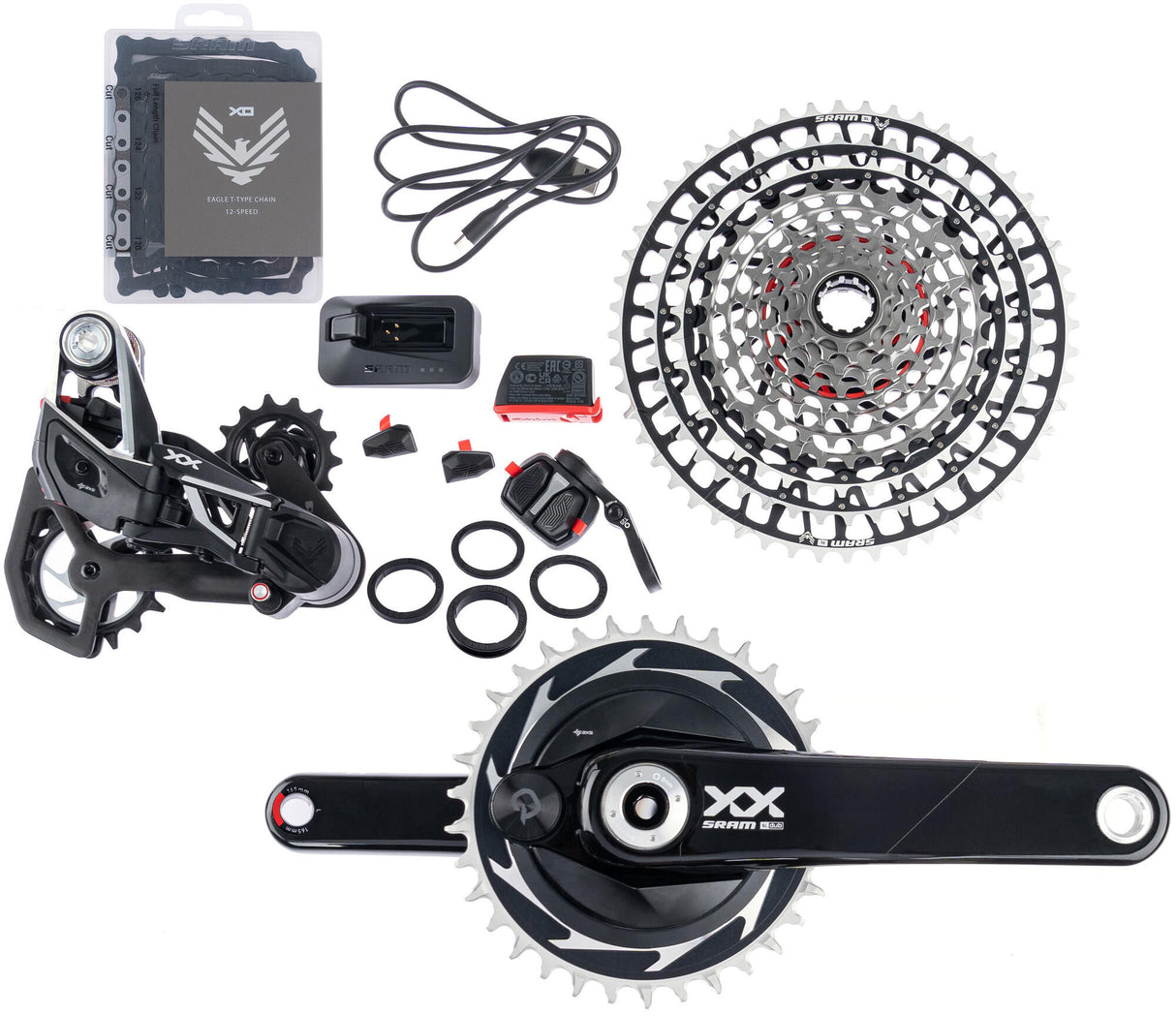 Sram schakelgroep-set xx sl eagle axs transmission