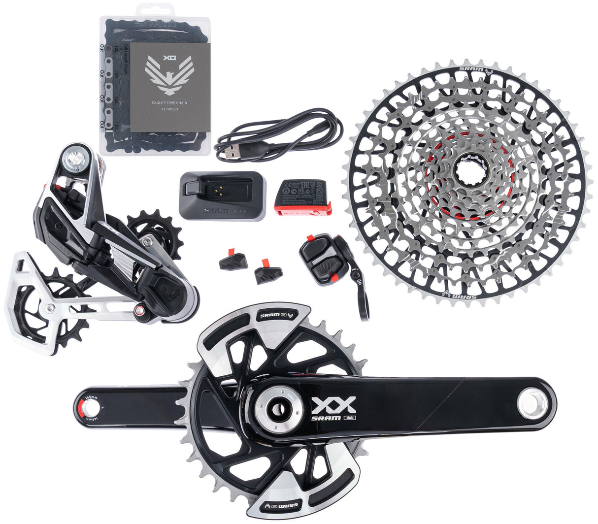 Sram schakelgroep-set xx eagle axs transmission