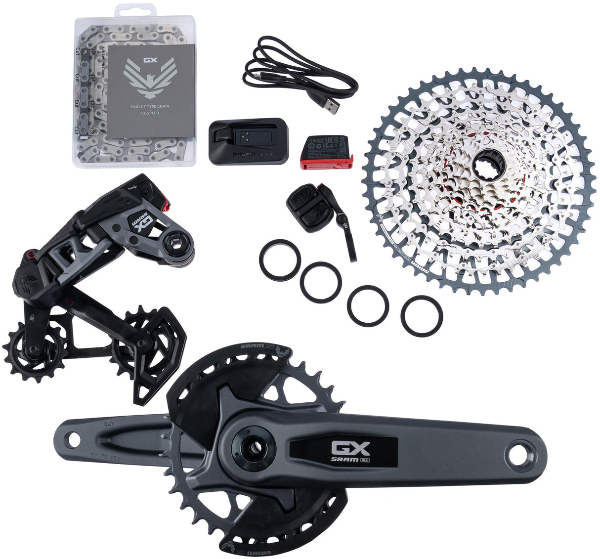 Sram schakelgroep-set gx eagle axs transmission