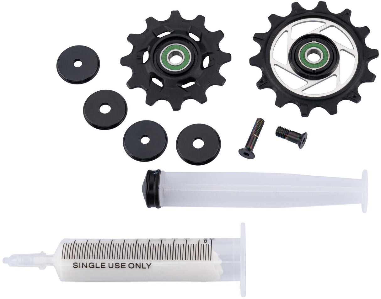 Sram derailleurwielen set pulley set red axs e1 ceramic bear.