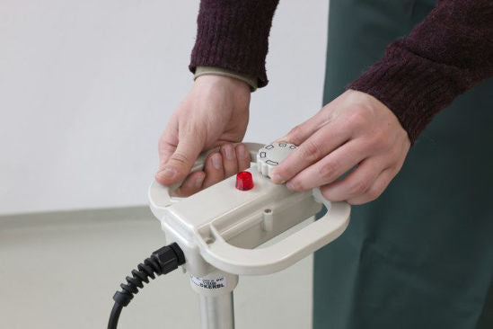 Kalvermelkverwarmer met thermostaat beugelgreep