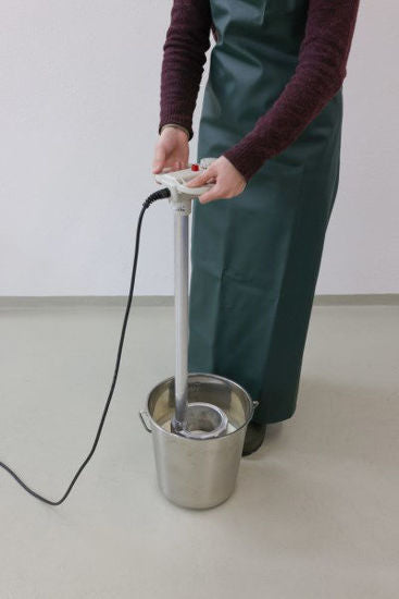 Kalvermelkverwarmer met thermostaat beugelgreep