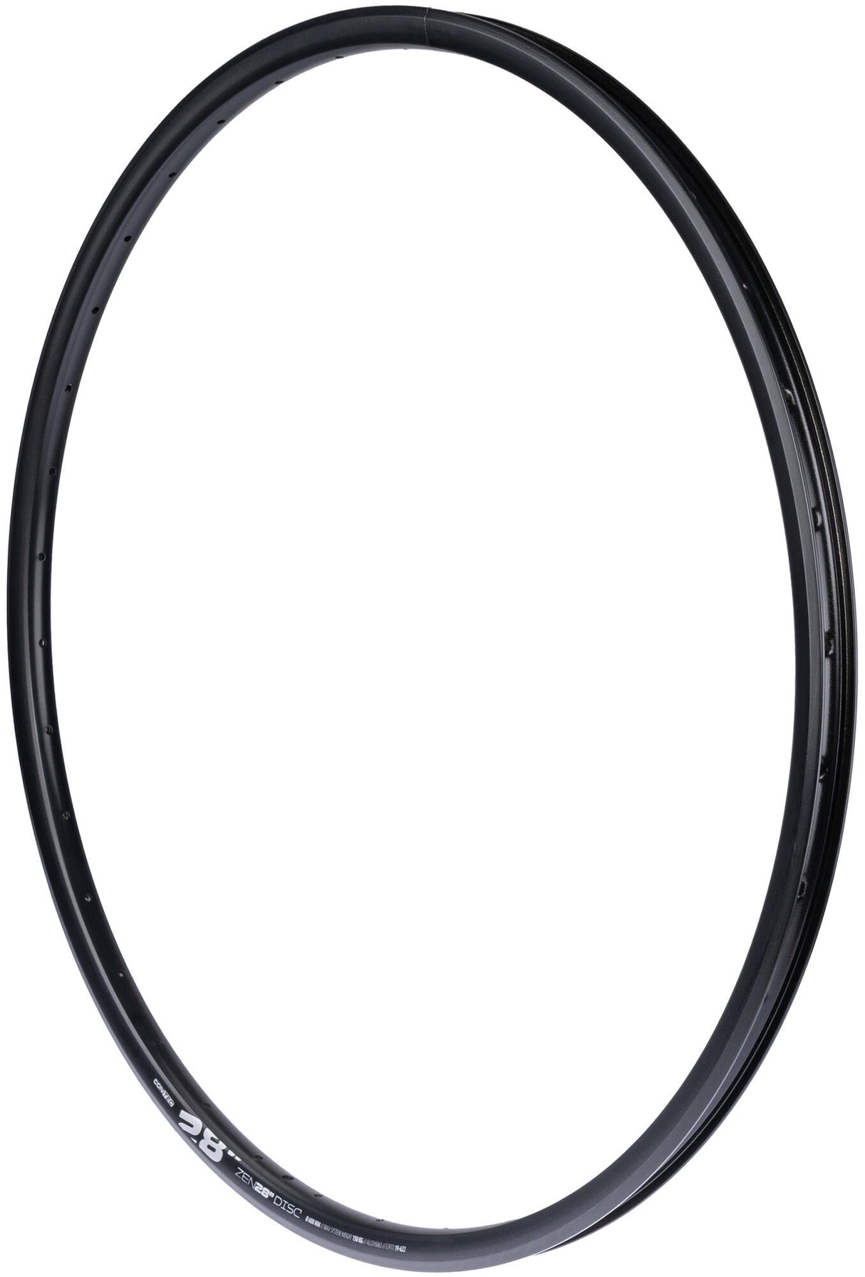 Contec velg "zen 28 disc". ct aluminum rims zen 28 d 28", 32l. 25-622,sv,black