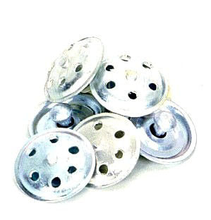 Lambarventiel aluminium terugslag | 6 stuks