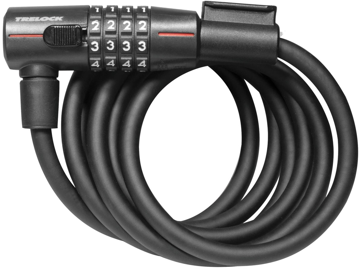 Trelock SK312 Spiral cable lock code 180 12mm black